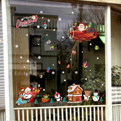 SK9245 Christmas Sticker Cartoon Animals Wall Stickers Removable For Christmas Decoration SK9245 Christmas Sticker Cartoon Animals Wall Stickers Removable For Christmas Decoration