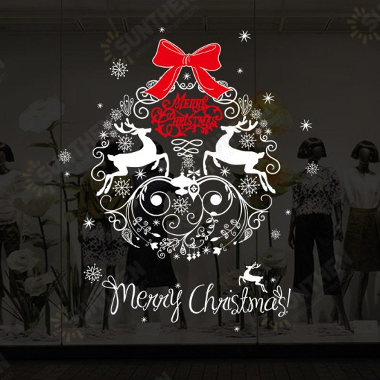 XH7241 Christmas Sticker Home Decoration Sticker Window and Wall Sticker Shop Decorative Stickers