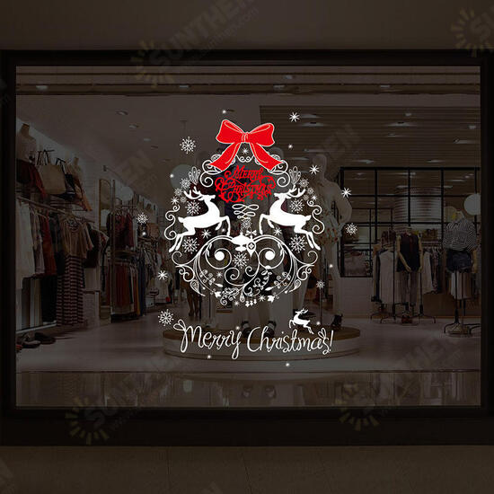 XH7241 Christmas Sticker Home Decoration Sticker Window and Wall Sticker Shop Decorative Stickers