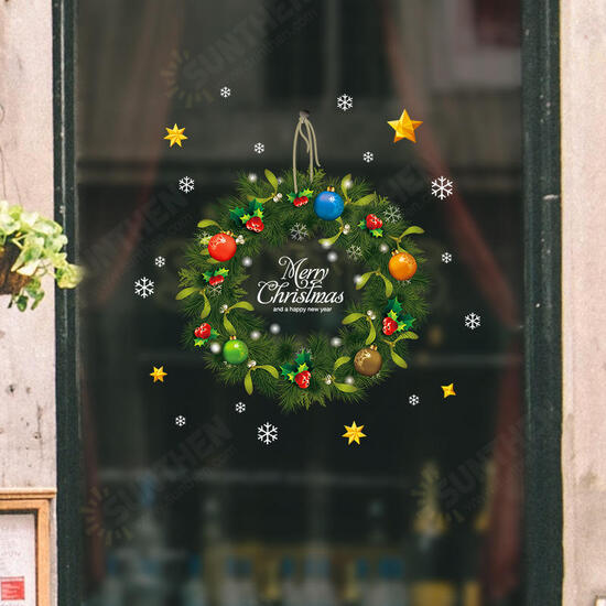 XL500 Christmas Sticker Home Decoration Sticker Window and Wall Sticker Shop Decorative Stickers