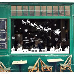 XL802 Christmas Sticker Home Decoration Sticker Window and Wall Sticker Shop Decorative Stickers XL802 Christmas Sticker Home Decoration Sticker Window and Wall Sticker Shop Decorative Stickers