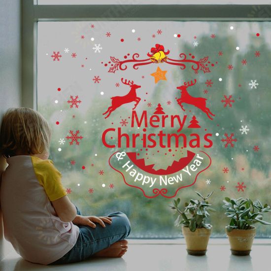 XL830 Christmas Sticker Home Decoration Sticker Window and Wall Sticker Shop Decorative Stickers