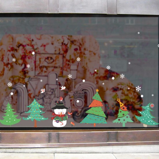XL839 Christmas Sticker Home Decoration Sticker Window and Wall Sticker Shop Decorative Stickers