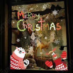 XL866 Christmas Sticker Home Decoration Sticker Window and Wall Sticker Shop Decorative Stickers XL866 Christmas Sticker Home Decoration Sticker Window and Wall Sticker Shop Decorative Stickers