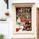 XL866 Christmas Sticker Home Decoration Sticker Window and Wall Sticker Shop Decorative Stickers