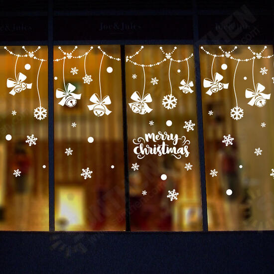 XL869 Christmas Sticker Home Decoration Sticker Window and Wall Sticker Shop Decorative Stickers