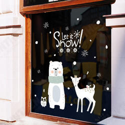 XL870 Christmas Sticker Home Decoration Sticker Window and Wall Sticker Shop Decorative Stickers XL870 Christmas Sticker Home Decoration Sticker Window and Wall Sticker Shop Decorative Stickers