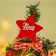 Mini Christmas Tree Desktop With Lights 50CM Golden And Red Christmas Tree Set