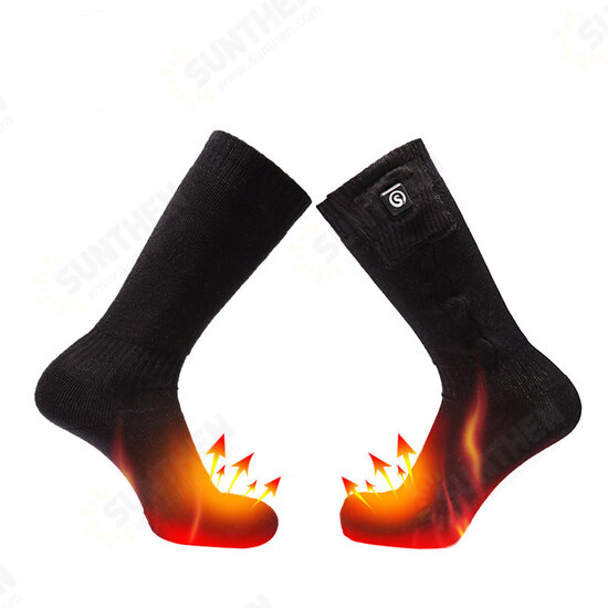 7.4V 2200mAh Electric Heated Socks Rechargeable Battery Feet Warmer For Skiing