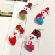 Santa Claus Snowman Sock Style Christmas Tree Ornaments