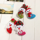 Santa Claus Snowman Sock Style Christmas Tree Ornaments