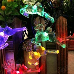 Solar 20/30/50 LED Deer Fairy String Light Christmas Party Garden Outdoor Decor Lamp Solar 20/30/50 LED Deer Fairy String Light Christmas Party Garden Outdoor Decor Lamp