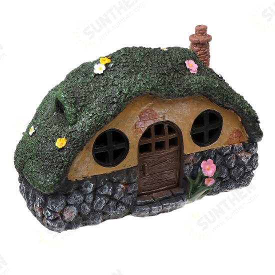 Solar LED Decorative Light Small Fairy House Lawn Roof Outdoor Waterproof Garden Decoration Light Solar LED Decorative Light Small Fairy House Lawn Roof Outdoor Waterproof Garden Decoration Light