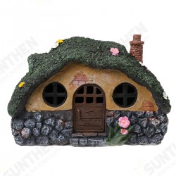 Solar LED Decorative Light Small Fairy House Lawn Roof Outdoor Waterproof Garden Decoration Light Solar LED Decorative Light Small Fairy House Lawn Roof Outdoor Waterproof Garden Decoration Light