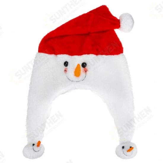 Unisex Christmas Xmas Novelty Plush Hat Santa Claus Hat Holiday Decoration