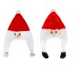 Unisex Christmas Xmas Novelty Plush Hat Santa Claus Hat Holiday Decoration