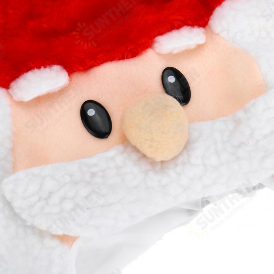 Unisex Christmas Xmas Novelty Plush Hat Santa Claus Hat Holiday Decoration