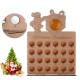 Wooden Advent Calendar Christmas Tree 24 Chocolates Stand Rack Home Decorations