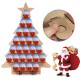 Wooden Family Advent Calendar Christmas Tree 25 Chocolates Stand Rack DIY Decorations