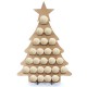 Wooden Family Advent Calendar Christmas Tree 25 Chocolates Stand Rack DIY Decorations