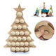 Wooden Family Advent Calendar Christmas Tree 25 Chocolates Stand Rack DIY Decorations