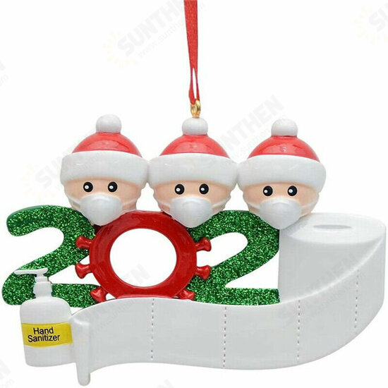 Xmas Family Santa Christmas Tree Hanging Family Ornament Decorations Gifts