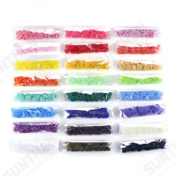 240Sets 24 Color DIY Clothes Plastic Fasteners Snap/Prong Ring Fasteners Snap/Metal Press Stud Cloth Tool Kit 240Sets 24 Color DIY Clothes Plastic Fasteners Snap/Prong Ring Fasteners Snap/Metal Press Stud Cloth Tool Kit