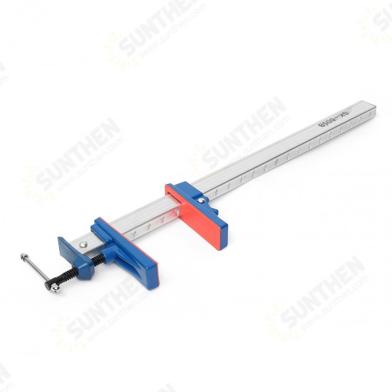 24/36 Inch Aluminum F-Clamp Bar Heavy Duty Holder Grip Release Parallel Adjustable Woodworking Tool