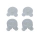 4Pcs Blankets Quilt Bed Sheet Clips Fixer Durable Plastic Leaf Comforter Bed Duvet Donuts Holders