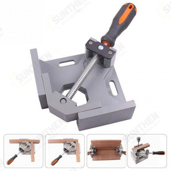 Aluminum Single Handle 90 Degree Right Angle Clamp Angle Clamp Woodworking Frame Clip Right Angle Folder Tool