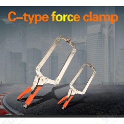 MC-010102 C Type D-type Crimping Pliers Square Mouth Rubber Handle Wood Working Fast Pliers MC-010102 C Type D-type Crimping Pliers Square Mouth Rubber Handle Wood Working Fast Pliers