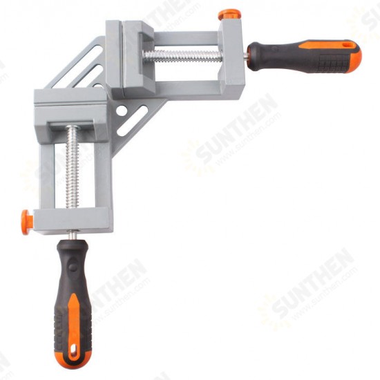 Single Handle 90 Degrees Angle Aluminum Alloy Rectangular Clamp Wood Working Tool Single Handle 90 Degrees Angle Aluminum Alloy Rectangular Clamp Wood Working Tool