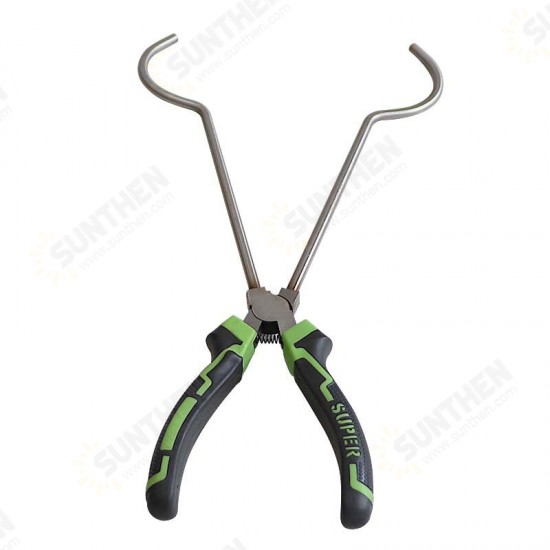 Rustproof Pick Up Crucible Tong Anti Corrosion Gold Melting Pliers Furnace Holder Clamp Casting Metal High Temperature Resistant