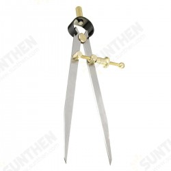 Spring Divider Leather Divider Wing Medium Carbon Steel Adjustable Lockable Calipers Compass for 6Inch DIY Leather Working Rotating Tool for Craftsman Spring Divider Leather Divider Wing Medium Carbon Steel Adjustable Lockable Calipers Compass for 6Inch DIY Leather Working Rotating Tool for Craftsman