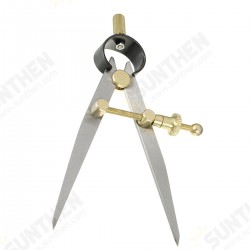 Spring Divider Leather Divider Wing Medium Carbon Steel Adjustable Lockable Calipers Compass for 6Inch DIY Leather Working Rotating Tool for Craftsman Spring Divider Leather Divider Wing Medium Carbon Steel Adjustable Lockable Calipers Compass for 6Inch DIY Leather Working Rotating Tool for Craftsman