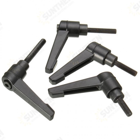 Zinc Alloy M5 16-32mm Male Thread Adjustable Clamp Handle Tool Zinc Alloy M5 16-32mm Male Thread Adjustable Clamp Handle Tool