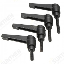 Zinc Alloy M5 16-32mm Male Thread Adjustable Clamp Handle Tool Zinc Alloy M5 16-32mm Male Thread Adjustable Clamp Handle Tool