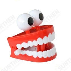 1Pc Clockwork Jumping Teeth Red Wind Up Funny Mouth Tooth With Eyes Flashing Novelties Trick Toys 1Pc Clockwork Jumping Teeth Red Wind Up Funny Mouth Tooth With Eyes Flashing Novelties Trick Toys