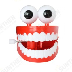 1Pc Clockwork Jumping Teeth Red Wind Up Funny Mouth Tooth With Eyes Flashing Novelties Trick Toys 1Pc Clockwork Jumping Teeth Red Wind Up Funny Mouth Tooth With Eyes Flashing Novelties Trick Toys