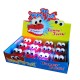 1Pc Clockwork Jumping Teeth Red Wind Up Funny Mouth Tooth With Eyes Flashing Novelties Trick Toys