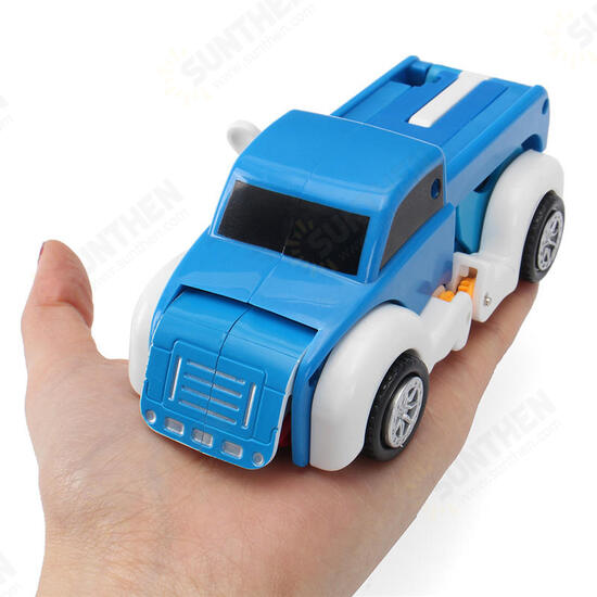 Automatic Transformation Dog Car Vehicle Clockwork Winding Up For Kids Christmas Deformation Gift