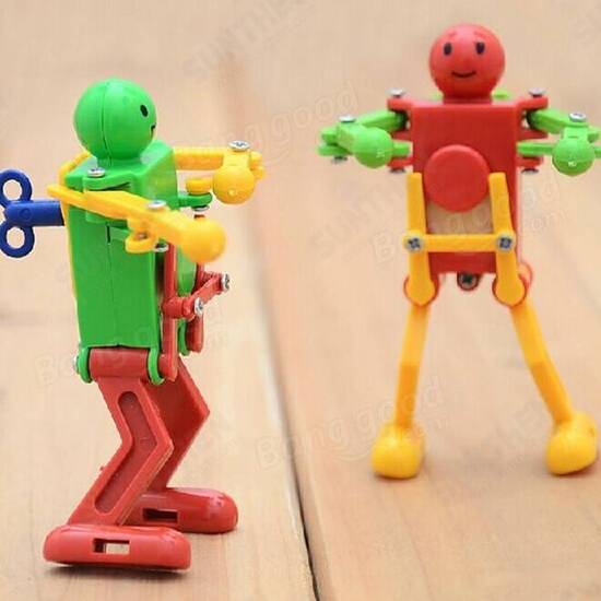 Lovely Dancing Robot Wind Up Toy Random Color