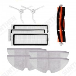 10Pcs HEPA Filter Replacement Vacuum Cleaner Side Brush Mop For Robotic 10Pcs HEPA Filter Replacement Vacuum Cleaner Side Brush Mop For Robotic