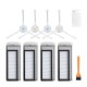 10pcs Replacements for NARWAL Vacuum Cleaner Parts Accessories Side Brushes*4 HEPA Filters*4 Cleaning Tools*2 [Non-Original]