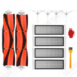 12pcs Replacements for Xiaomi Roborock Vacuum Cleaner Parts Accessories Main Brushes*2 Side Brushes*4 HEPA Filters*4 Yellow Cleaning Tool*1 Cleaning Tool*1 12pcs Replacements for Xiaomi Roborock Vacuum Cleaner Parts Accessories Main Brushes*2 Side Brushes*4 HEPA Filters*4 Yellow Cleaning Tool*1 Cleaning Tool*1