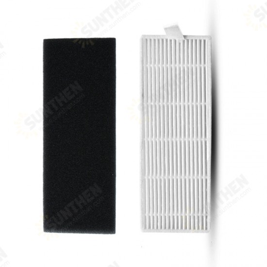 12pcs Replacements for A8 A6 X620 X623 Vacuum Cleaner Parts Accessories Main Brush*1 Side Brushes*6 HEAP Filters*4 Primary Filter*1[Not-original]