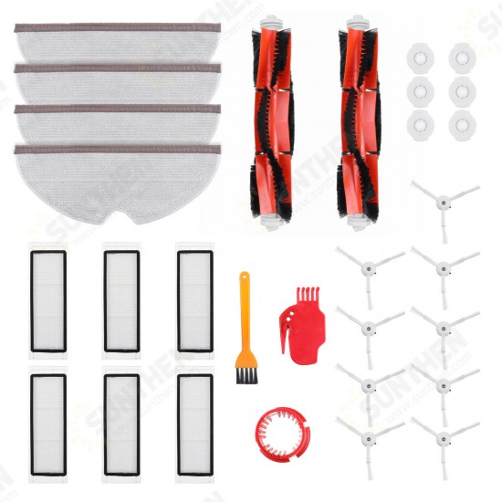 18/30pcs Replacements for Roborock S4 S5 S6 E4 E20 E25 E35 S50 S65 Xiaomi Mi Mijia Robotic Vacuum Cleaner Parts Accessories [Not-original]