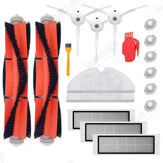 18PCS Main Brush Hepa Filter Side Brushes Replacement for Xiaomi 1S Mi Robot Roborock S50 S51 S52 S55 S5 MAX S6 Vacuum Cleaner Accessory Kit Non-original 18PCS Main Brush Hepa Filter Side Brushes Replacement for Xiaomi 1S Mi Robot Roborock S50 S51 S52 S55 S5 MAX S6 Vacuum Cleaner Accessory Kit Non-original