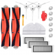 18PCS Main Brush Hepa Filter Side Brushes Replacement for Xiaomi 1S Mi Robot Roborock S50 S51 S52 S55 S5 MAX S6 Vacuum Cleaner Accessory Kit Non-original 18PCS Main Brush Hepa Filter Side Brushes Replacement for Xiaomi 1S Mi Robot Roborock S50 S51 S52 S55 S5 MAX S6 Vacuum Cleaner Accessory Kit Non-original