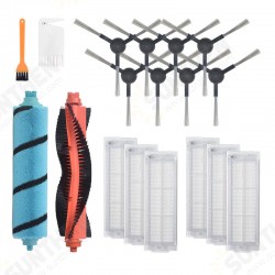 18pcs Replacements Parst for Xiaomi Mijia STYJ02YM Viomi V2 V2 Pro Vacuum Cleaner Parts Accessories Main Brushes*2 Side Brushes*8 HEPA Filters*6 Cleaning Tools*1 Yellow Cleaning Brush*1 Non-original 18pcs Replacements Parst for Xiaomi Mijia STYJ02YM Viomi V2 V2 Pro Vacuum Cleaner Parts Accessories Main Brushes*2 Side Brushes*8 HEPA Filters*6 Cleaning Tools*1 Yellow Cleaning Brush*1 Non-original